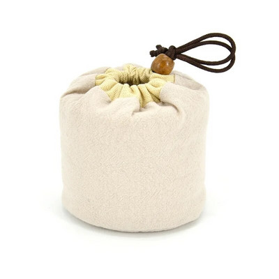 Arbatos rinkinys mažas vienas puodelis Jianzhan ryšulio kišenė maža arbatos skardinės laikymo maišelis Brocade medvilnės kanapių arbatos indų audinio laikymo maišelis ZC361