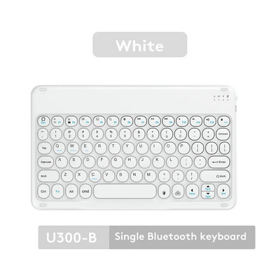Pārnēsājama uzlādes planšetdatora bezvadu tastatūra iPad ierīcēm Samsung Xiaomi Huawei Teclado Bluetooth tastatūras un pele IOS Android ierīcēm