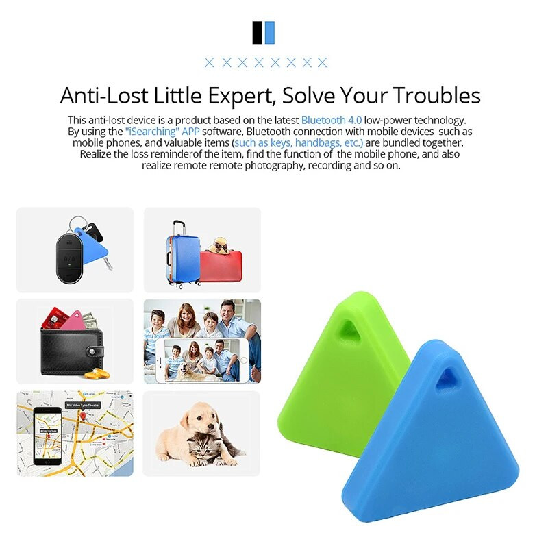 Mini sekimo įtaisas Oro žymos raktas Vaiko ieškiklis naminių gyvūnėlių stebėjimo priemonės vieta Išmanusis Bluetooth GPS sekiklis Automobilinis naminių gyvūnėlių transporto priemonė, apsauganti nuo pametimo