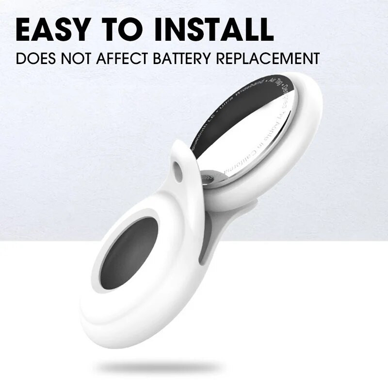 Silikonska torbica za Apple Airtag Locator Tracking Zaštitna maska Anti-lost Locator Device Case Prijenosni privjesak za ključeve za Apple AirTag