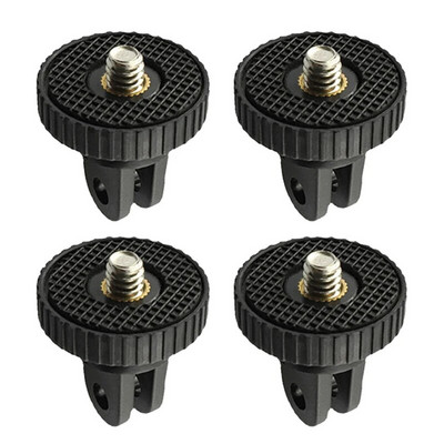 1/4 Sraigtinio keitiklio mini trikojo adapteris, skirtas Gopro 11 10 9 8 7 Eken Sjcam Insta360 X2 X3 R DJI veiksmo kameros Gopro priedai