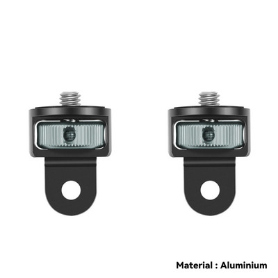 1/4 Sraigtinio keitiklio mini trikojo adapteris, skirtas Gopro 11 10 9 8 7 Eken Sjcam Insta360 X2 X3 R DJI veiksmo kameros Gopro priedai