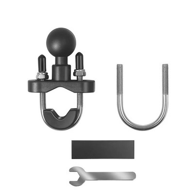 1 colio rutulinės galvutės adapterio tvirtinimo pagrindo motociklo vairo galinio vaizdo veidrodžio laikiklis, skirtas DJI GoPro Insta360 veiksmo kameros priedui