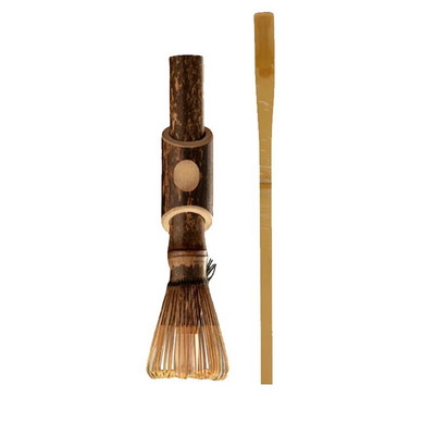 2-3 vnt./komplektas Bambuko Matcha gaminimo rinkinys Matcha arbatos plakimo kabliukas Bambuko samtelis Chashaku