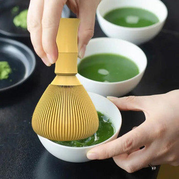 Resin Matcha Japanese Chasen Brush Tools for Matcha Green Tea Powder Многократна употреба Разбиване на прах Традиционен аксесоар за церемония Matcha
