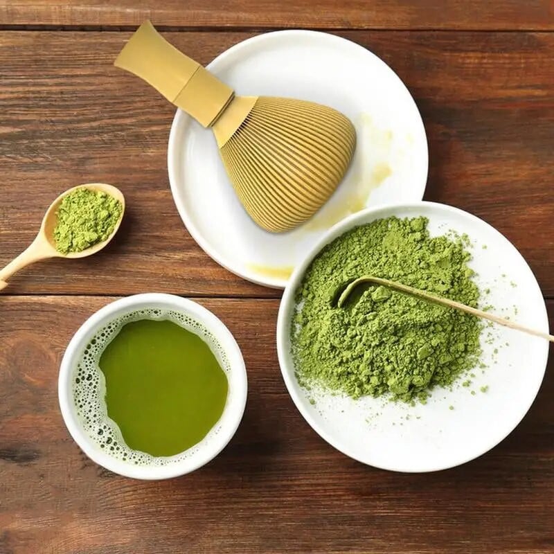 Dervos Matcha Japonijos Chasen šepetėlio įrankiai Matcha Žaliosios arbatos miltelių Daugkartinio naudojimo miltelių plaktuvui Tradicinis Matcha ceremonijos priedas