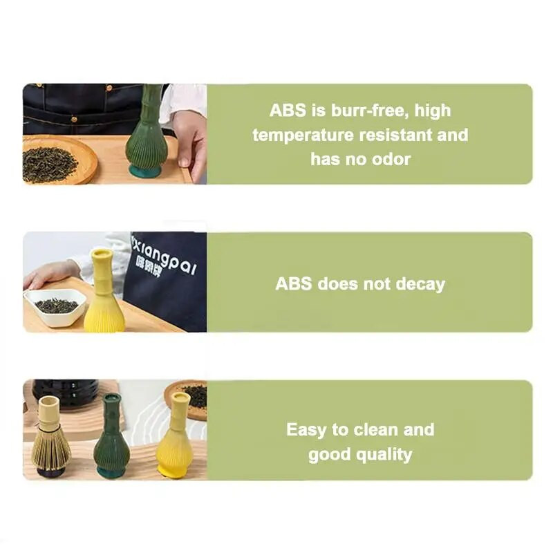 Dervos Matcha Japonijos Chasen šepetėlio įrankiai Matcha Žaliosios arbatos miltelių Daugkartinio naudojimo miltelių plaktuvui Tradicinis Matcha ceremonijos priedas