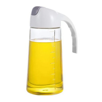 Stiklinio tepalo sandarumo alyvos butelis automatinio atidarymo ir uždarymo aliejaus dozatorius ąsotis Acto butelio puodas virtuvės kepimo konditerijos įrankiai