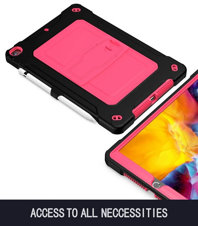 Puzdro pre iPad 10.2 2019 2020, odolné voči nárazom a pre deti, pre iPad 7. a 8. generáciu, pre iPad Air 3 / Air 10.5 2019, Funda