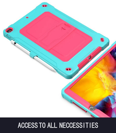 Puzdro pre iPad 10.2 2019 2020, odolné voči nárazom a pre deti, pre iPad 7. a 8. generáciu, pre iPad Air 3 / Air 10.5 2019, Funda
