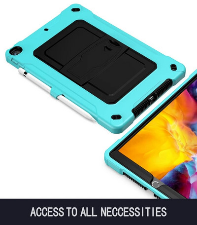Puzdro pre iPad 10.2 2019 2020, odolné voči nárazom a pre deti, pre iPad 7. a 8. generáciu, pre iPad Air 3 / Air 10.5 2019, Funda