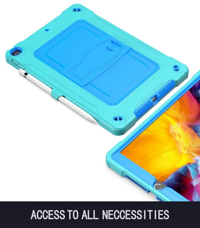 Puzdro pre iPad 10.2 2019 2020, odolné voči nárazom a pre deti, pre iPad 7. a 8. generáciu, pre iPad Air 3 / Air 10.5 2019, Funda