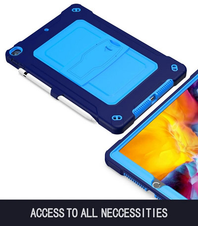Puzdro pre iPad 10.2 2019 2020, odolné voči nárazom a pre deti, pre iPad 7. a 8. generáciu, pre iPad Air 3 / Air 10.5 2019, Funda