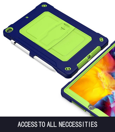 Puzdro pre iPad 10.2 2019 2020, odolné voči nárazom a pre deti, pre iPad 7. a 8. generáciu, pre iPad Air 3 / Air 10.5 2019, Funda