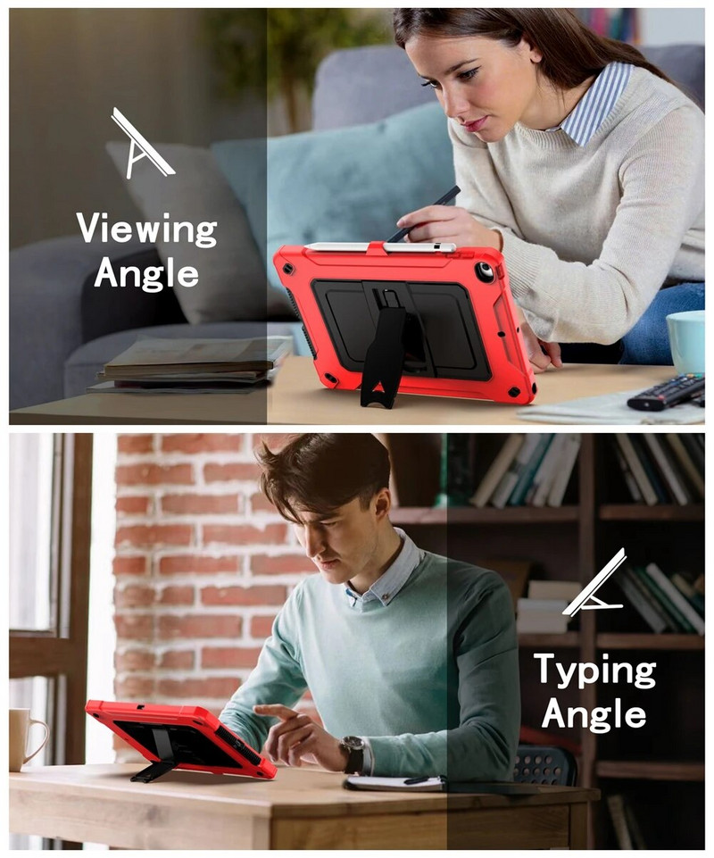 Puzdro pre iPad 10.2 2019 2020, odolné voči nárazom a pre deti, pre iPad 7. a 8. generáciu, pre iPad Air 3 / Air 10.5 2019, Funda