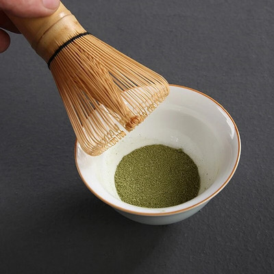 Japán ceremónia bambusz 64 Matcha porhabverő zöld tea Chasen ecset eszközök teáskészletek zöld teás készlet tartozékok