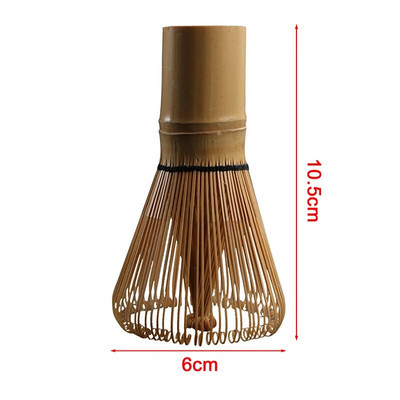 Japoniška ceremonija Bambuko 64 Matcha Miltelių Plaktuvas Žalioji arbata Chasen Šepetėlis Įrankiai Arbatos rinkiniai Žaliosios arbatos rinkinio priedai