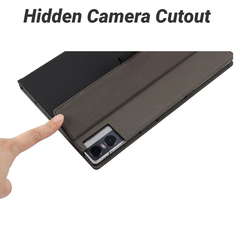 Skirtas Teclast T45HD 10,5" planšetinio kompiuterio PU odinis magnetinis dėklo dangtelis su rankiniu dirželiu