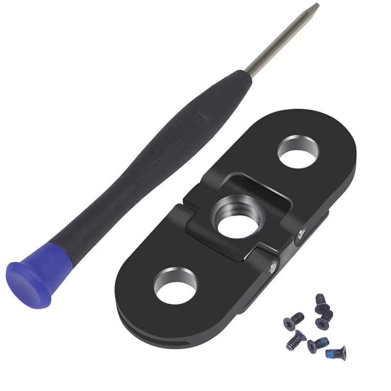 Pakaitiniai sulankstomi pirštai, skirti GoPro Hero11/10/9/8 magnetinio adapterio laikikliui su 1/4 trikojo jungties prievadu, skirtu korpuso rankenos monopodui