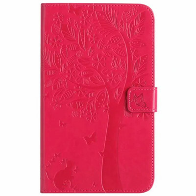 Reljefinis atverčiamas odinis dėklas, skirtas Samsung Galaxy Tab A 8.0 su S Pen 2019 SM-P205 P200 sulankstomu stovu, apsaugančiu nuo kritimo planšetinio kompiuterio dangteliu