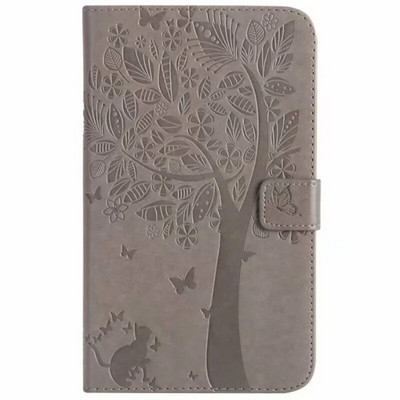 Reljefinis atverčiamas odinis dėklas, skirtas Samsung Galaxy Tab A 8.0 su S Pen 2019 SM-P205 P200 sulankstomu stovu, apsaugančiu nuo kritimo planšetinio kompiuterio dangteliu