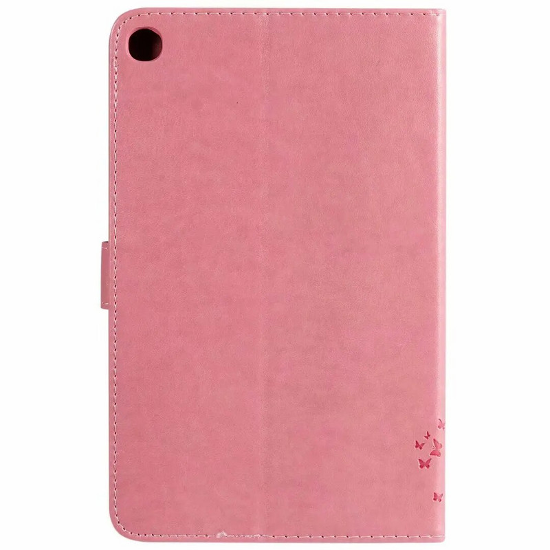 Reljefinis atverčiamas odinis dėklas, skirtas Samsung Galaxy Tab A 8.0 su S Pen 2019 SM-P205 P200 sulankstomu stovu, apsaugančiu nuo kritimo planšetinio kompiuterio dangteliu