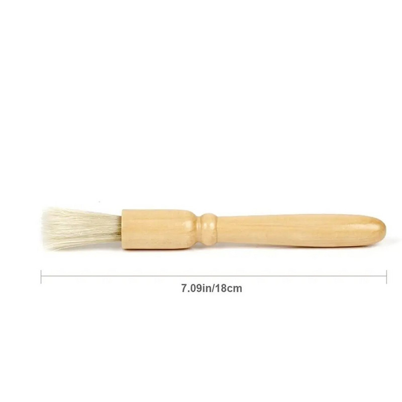 Arbatinuko valymo priedai Medinė rankena Natūrali kavos malūnėlis Kavos miltelių šepetys Valymo šepečiai Šereliai