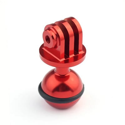 1-palcový adaptér s guľovou hlavou, 1/4" skrutka, pevný držiak, motýľový klip pre zrkadlovku GoPro, podvodný potápačský držiak, svorka na svetlo