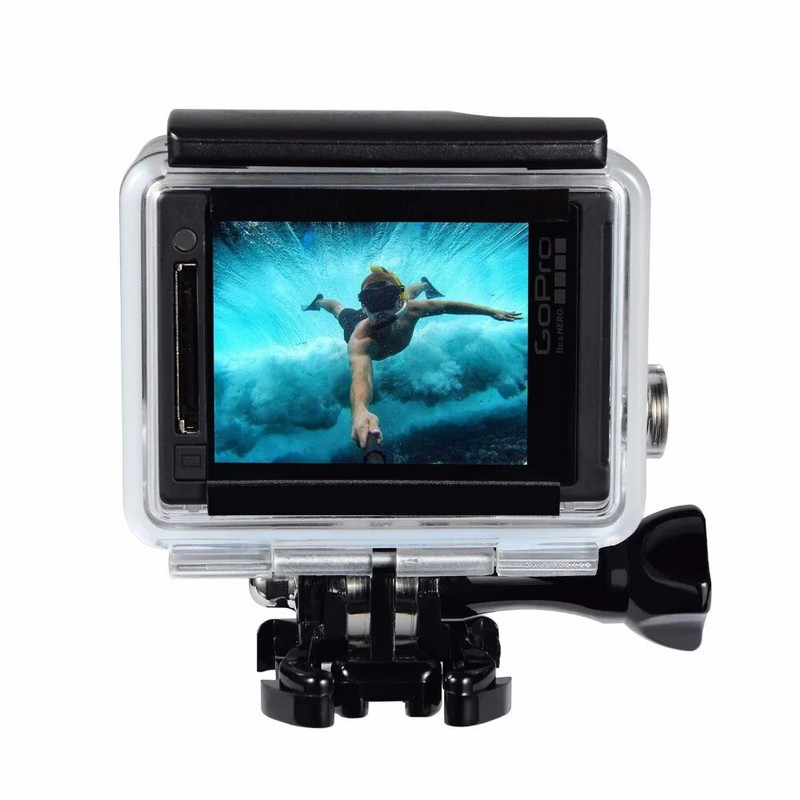 „Go Pro Accessories“ vandeniui atsparus korpuso dėklas, skirtas „Gopro Hero 3+/4“ povandeniniam nardymui apsauginis dangtelis