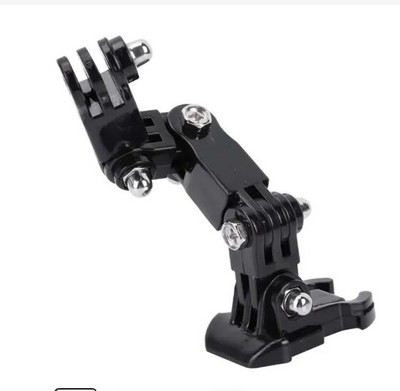 DJI Action2 priekinio šoninio šalmo priedų rinkinio J formos sagties pagrindo atramos laikiklis, skirtas Insta360 one x2 RS GoPro 10 9 Xiaomi Yi