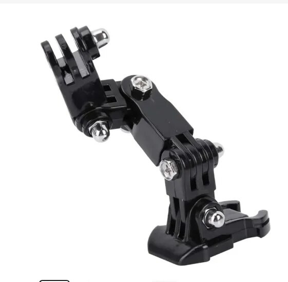 DJI Action2 priekinio šoninio šalmo priedų rinkinio J formos sagties pagrindo atramos laikiklis, skirtas Insta360 one x2 RS GoPro 10 9 Xiaomi Yi