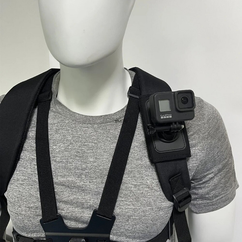 360° kampu pasukamas sagtis greitai atsegamas kuprinės peties dirželio laikiklis, skirtas GoPro Hero 11 10 9 8 7 6 5 4 +3 Dji veiksmo kameros priedas