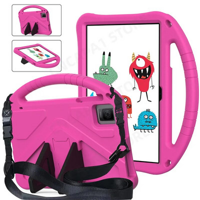 Prenosné puzdro z EVA peny odolné voči nárazom pre Teclast T40HD 2023 10,4" tablet PC pre deti so zadným stojanom