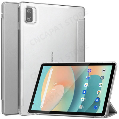 Slim Funda su kietu matiniu apvalkalu, skirta Blackview Tab 12 Pro Smart Case Tab12 10,1 colio planšetinio kompiuterio dangteliu su automatinio pažadinimo / miego funkcija