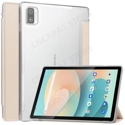 Slim Funda su kietu matiniu apvalkalu, skirta Blackview Tab 12 Pro Smart Case Tab12 10,1 colio planšetinio kompiuterio dangteliu su automatinio pažadinimo / miego funkcija