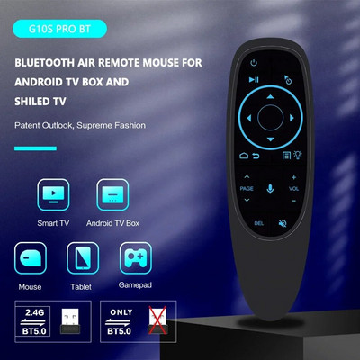 G10S Pro BT гласово дистанционно управление 2.4G безжична въздушна мишка с жироскоп IR обучение за Android TV Box PC
