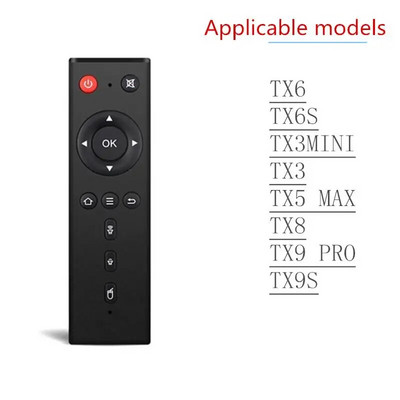 Τηλεχειριστήριο υπερύθρων για Android TV Box H96 max/tX3/X96/X88/HK1 MAX/H40/MX1/TX6S/MX10PRO/T95/QBOX Αντικατάσταση τηλεχειριστηρίου