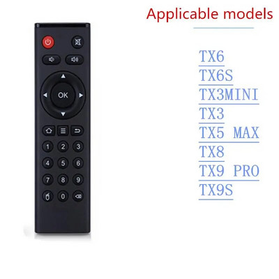 IR távirányító Android TV Box H96 max/tX3/X96/X88/HK1 MAX/H40/MX1/TX6S/MX10PRO/T95/QBOX cseretávirányítóhoz