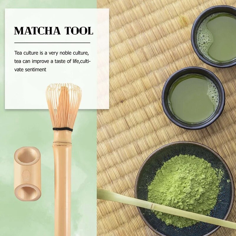 Naujas Žaliosios arbatos Matcha Plaktuvas Bamboo Chasen Plaktuvas Matcha Arbatos milteliai Profesionalus arbatos ceremonijos bambuko šepečio virtuvės įrankis