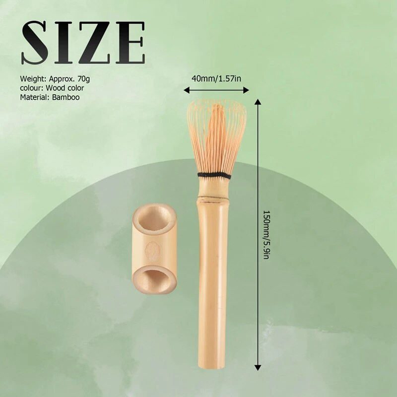 Naujas Žaliosios arbatos Matcha Plaktuvas Bamboo Chasen Plaktuvas Matcha Arbatos milteliai Profesionalus arbatos ceremonijos bambuko šepečio virtuvės įrankis