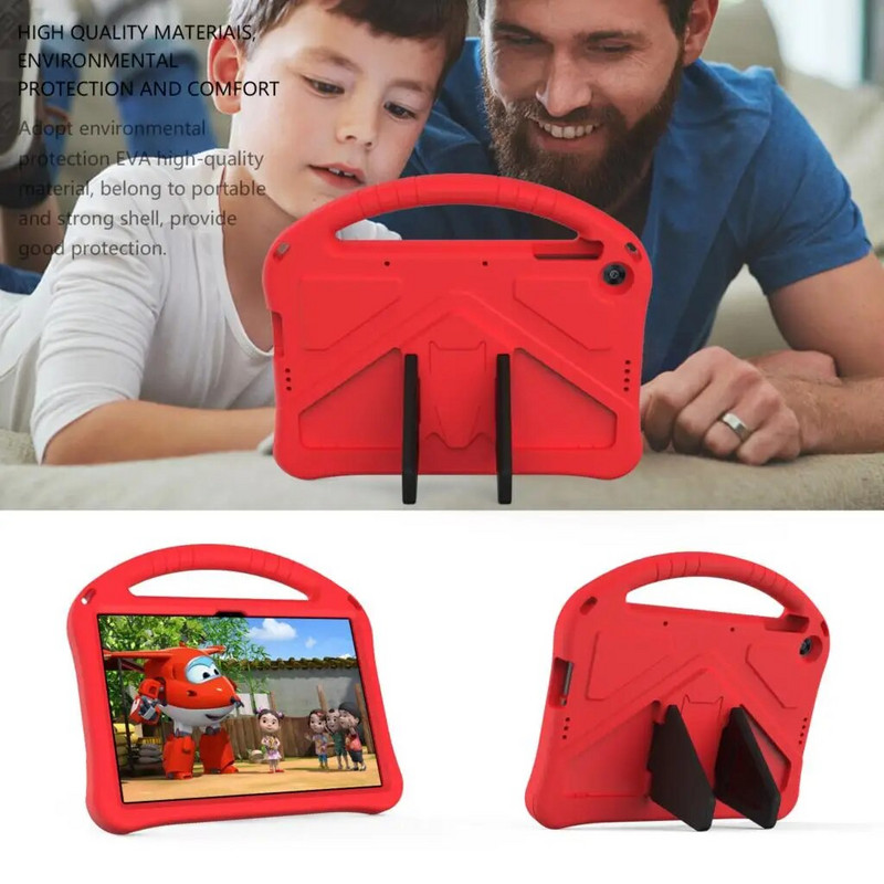 Dėklas, skirtas Huawei Matepad SE 10.4 2022 2023 Kids EVA rankena, smūgiams atsparus apsauginis stovas, planšetinio kompiuterio dangtelis, skirtas Honor Pad X8 X9 T10S T10