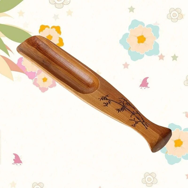 Didelis pasiūlymas žuvies formos arbatos šaukštelis Bambuko arbatos šaukštelis arbatos rinkinys Kung Fu arbatos rinkinio priedai