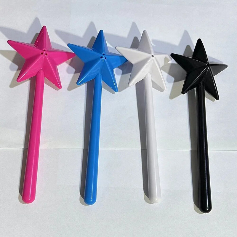 1 vnt Kawaii Fairy Star Stick Stick druskos ir pipirų plaktuvas Magic Wand prieskonių dozatorius Kūrybinis virtuvės druskos kontrolės butelis 1/3 skylės