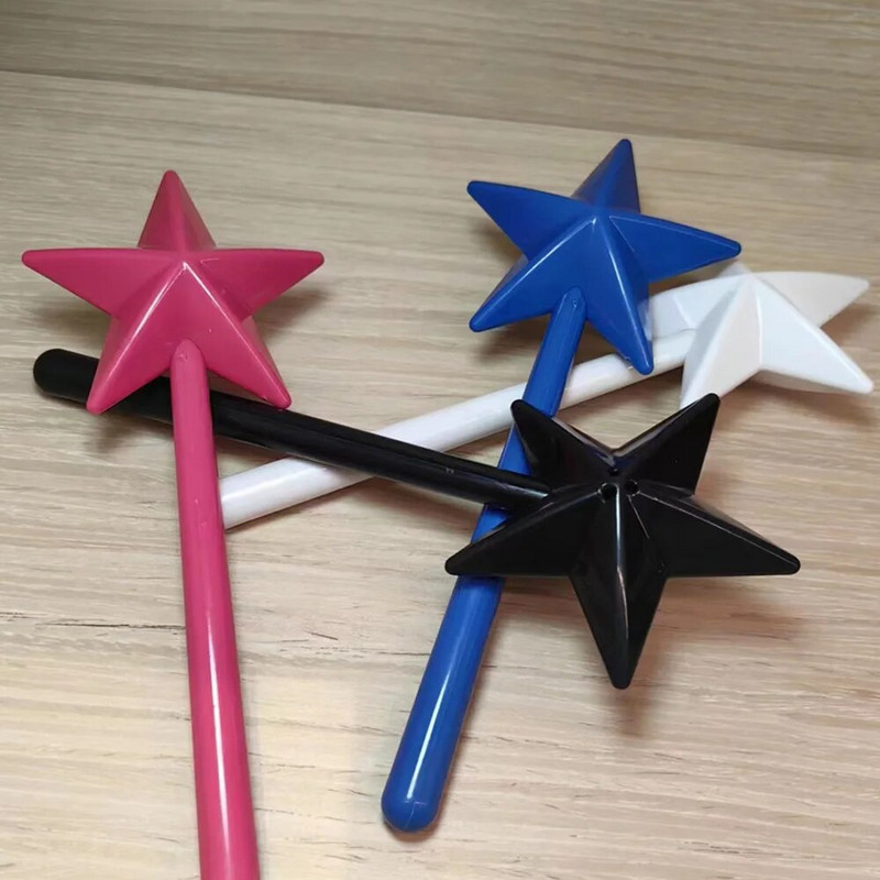 1 vnt Kawaii Fairy Star Stick Stick druskos ir pipirų plaktuvas Magic Wand prieskonių dozatorius Kūrybinis virtuvės druskos kontrolės butelis 1/3 skylės
