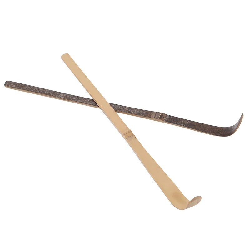 Rankų darbo medinis arbatos lapelis Matcha lazdelės šaukštas arbatos indas bambuko virtuvės įrankis prieskonių įtaisas maisto gaminimo indų priedai 1 vnt