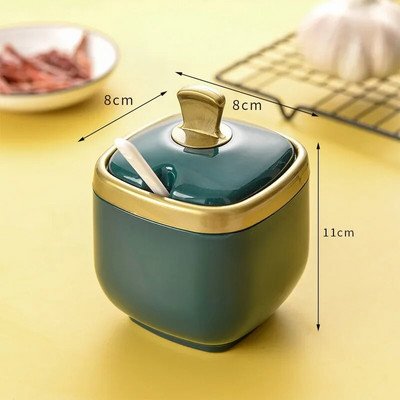 Virtuvės lengvas prabangus druskos mononatrio glutamato prieskonių dėžutė Druskos plaktuvo prieskonių derinio rinkinys prieskonių buteliukas