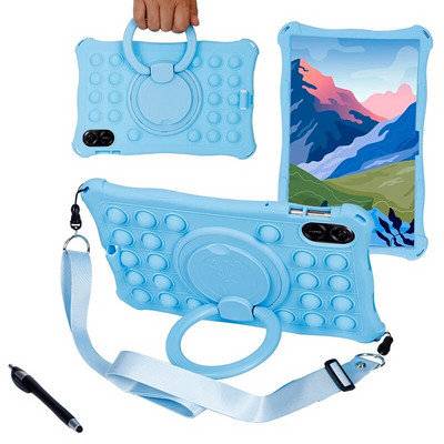Mielas silikoninis vaikiškas dėklas, skirtas Huawei Honor Pad X8 Pro 11,5 colio 2023 planšetinio kompiuterio stovo dangtelis, skirtas Honor Pad X9 11,5" su pečių dirželiais