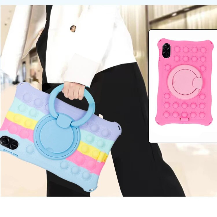 Mielas silikoninis vaikiškas dėklas, skirtas Huawei Honor Pad X8 Pro 11,5 colio 2023 planšetinio kompiuterio stovo dangtelis, skirtas Honor Pad X9 11,5" su pečių dirželiais