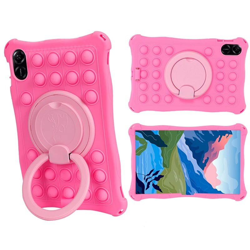 Mielas silikoninis vaikiškas dėklas, skirtas Huawei Honor Pad X8 Pro 11,5 colio 2023 planšetinio kompiuterio stovo dangtelis, skirtas Honor Pad X9 11,5" su pečių dirželiais