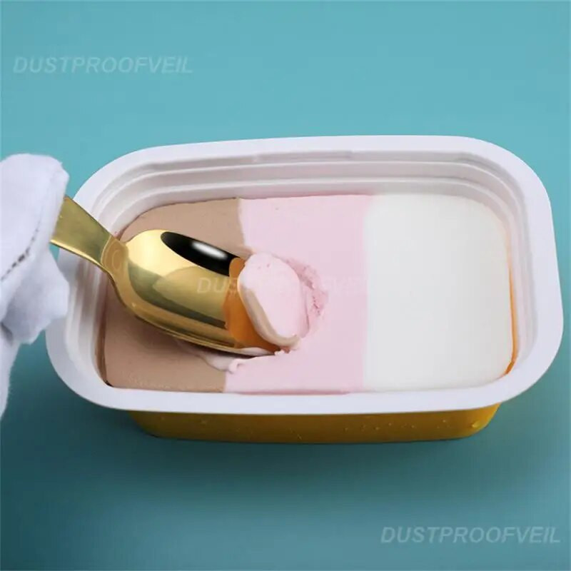 Nerūdijančio plieno arbatinis šaukštelis Patogus nerūdijančio plieno šaukštelis pagardų šaukštas kavos šaukštas patvarus trumpa rankena virtuvės įrankiai mini